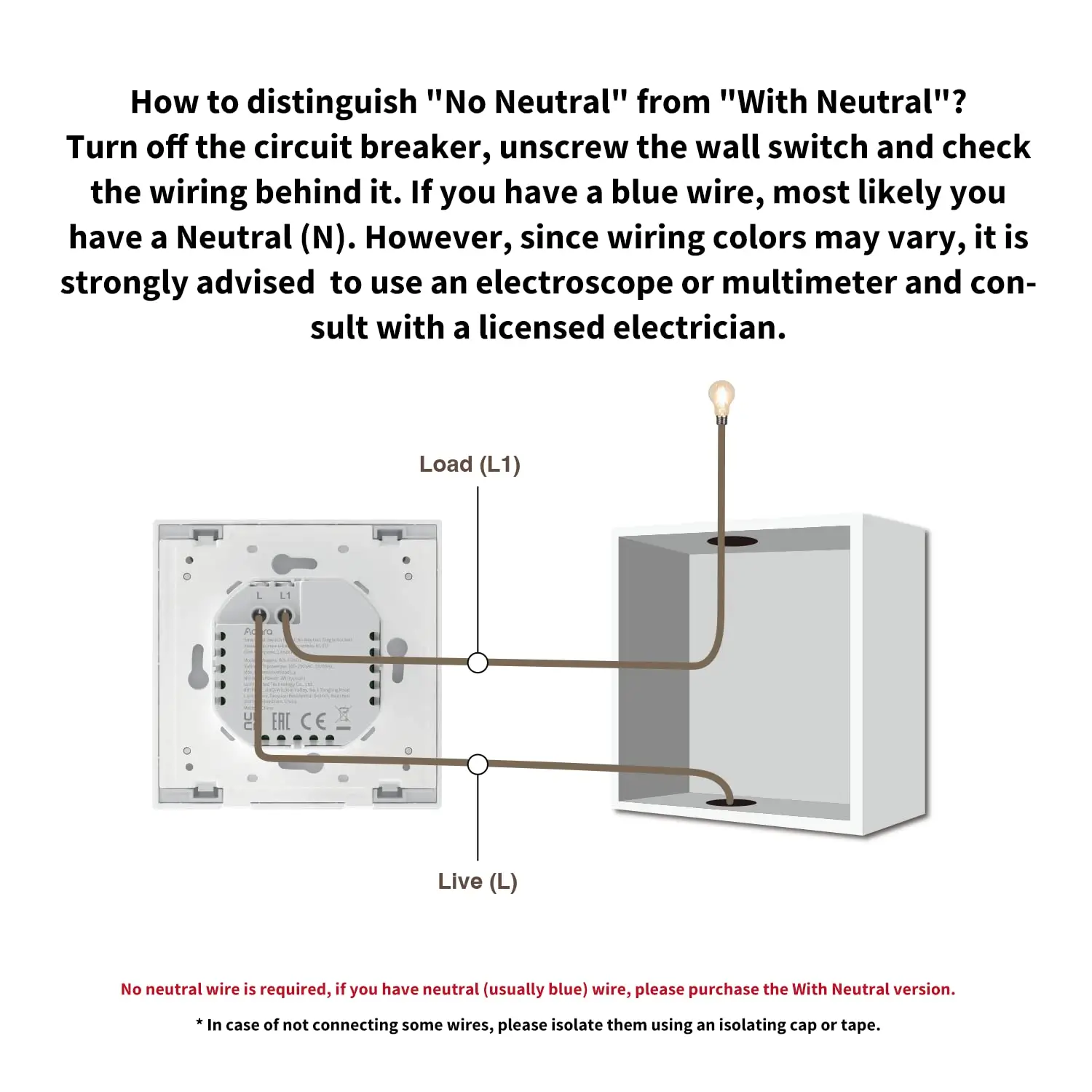 Smart Wall Switch H1 (No Neutral) - Image 11