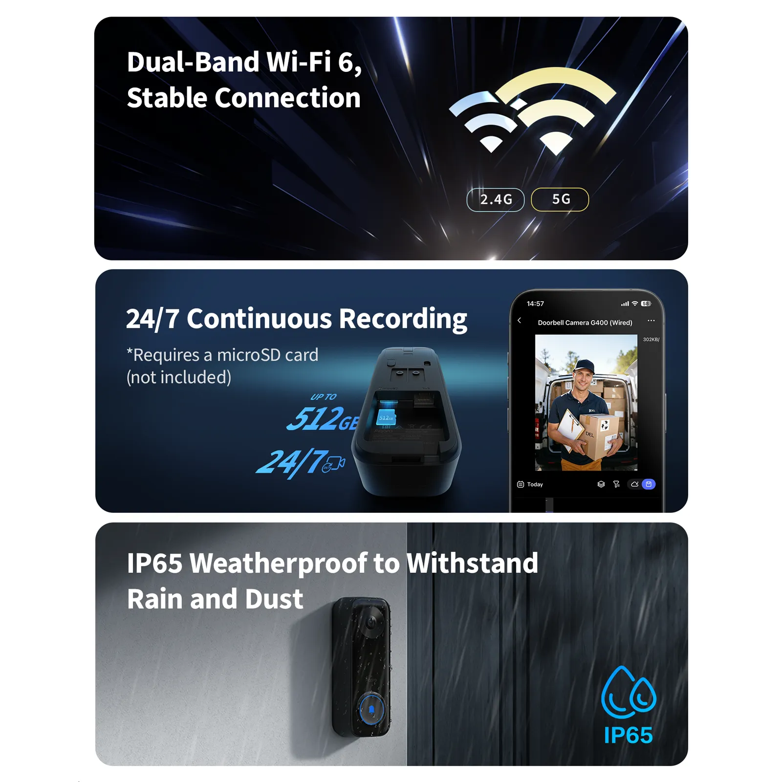 Doorbell Camera G400 (Wired) - Image 3